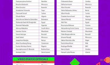 CAN FÉMININE MAROC 2024 : LA CAF DÉVOILE LA LISTE DES OFFICIELS DE LA COMPÉTITION !