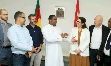 Fecafoot: Samuel Eto’o et Fourteen en visite à l’Ambassade de Suisse au Cameroun!