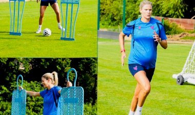 Grossesse et sport: Justine Vanhaevermaet au troisième trimestre et active!