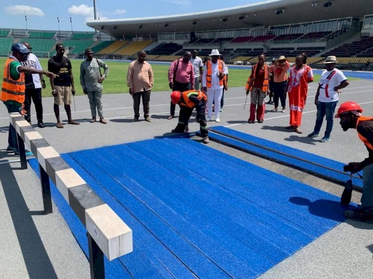 Athlétisme : L'ONIES en Visite au Stade de Bepanda.