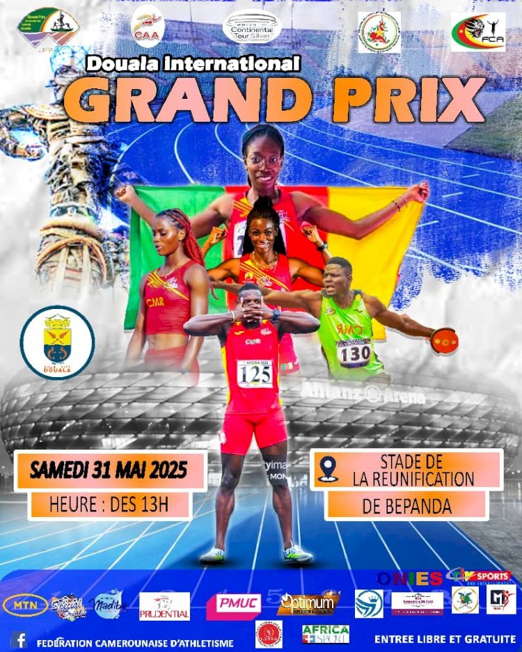 Grand Prix International d'Athlétisme à Douala : 18 pays mobilisés pour une compétition de prestige.