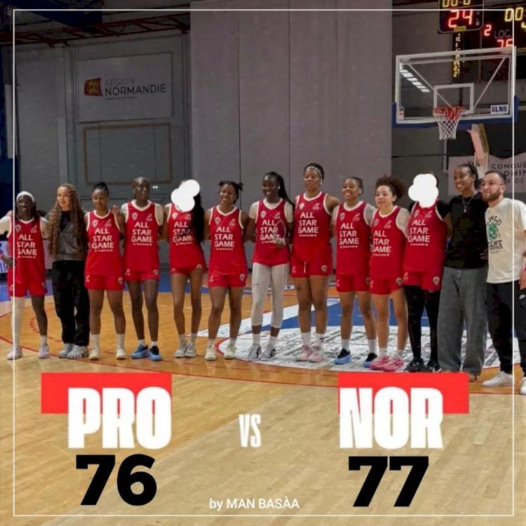 Basketball : Hermine Ngueko et la Team Normandie, Remportent le Match des Étoiles !