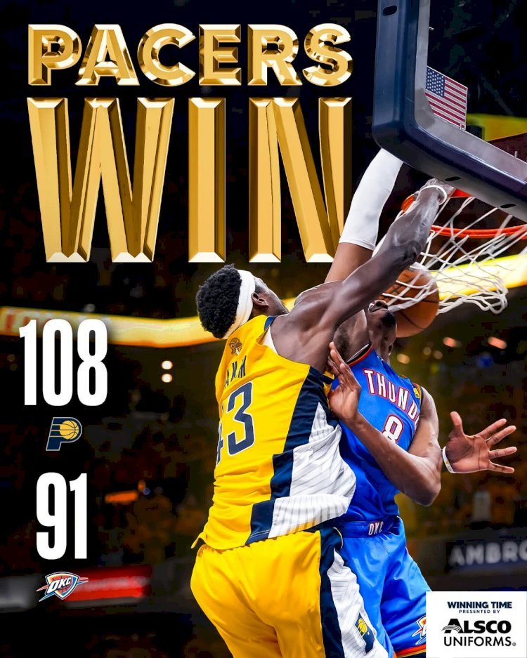 NBA : PASCAL SIAKAM ET INDIANA PACERS BATTENT OKLAHOMA THUNDER ET FORCENT LE GAME 7 !