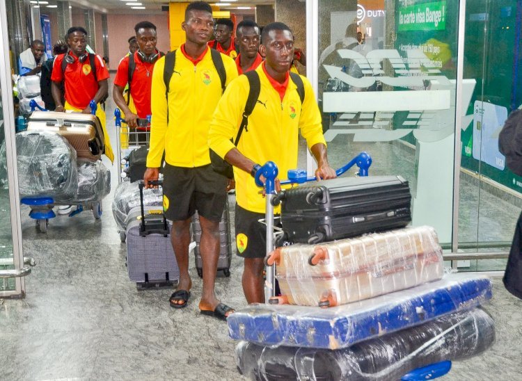FOOTBALL : LA GUINÉE À DOUALA EN VUE DE LA PRÉPARATION DU CHAN TOTALENERGIES 2024!