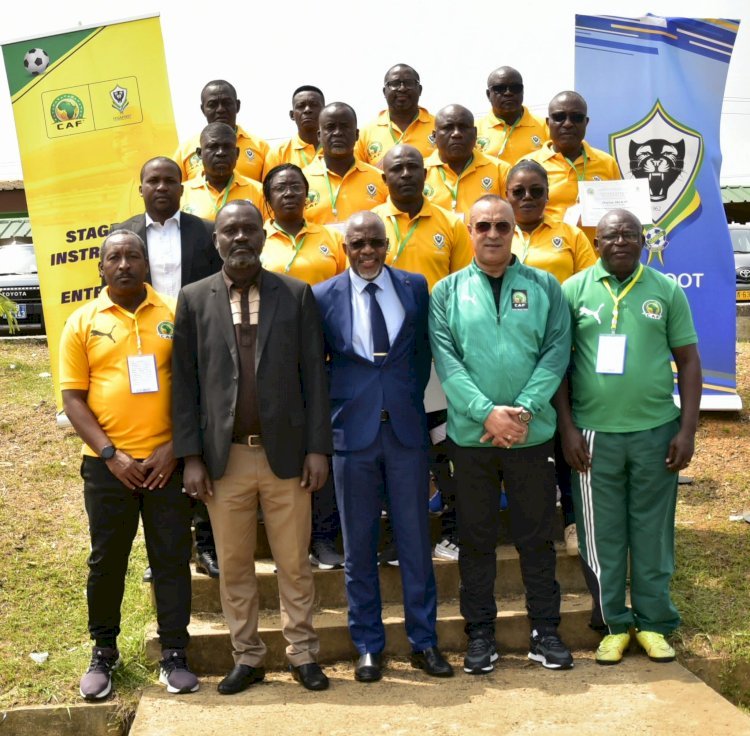 CLÔTURE DU STAGE DE FORMATION DES INSTRUCTEURS DES ENTRAÎNEURS : UNE CUVÉE PROMETTEUSE POUR LE FOOTBALL GABONAIS!