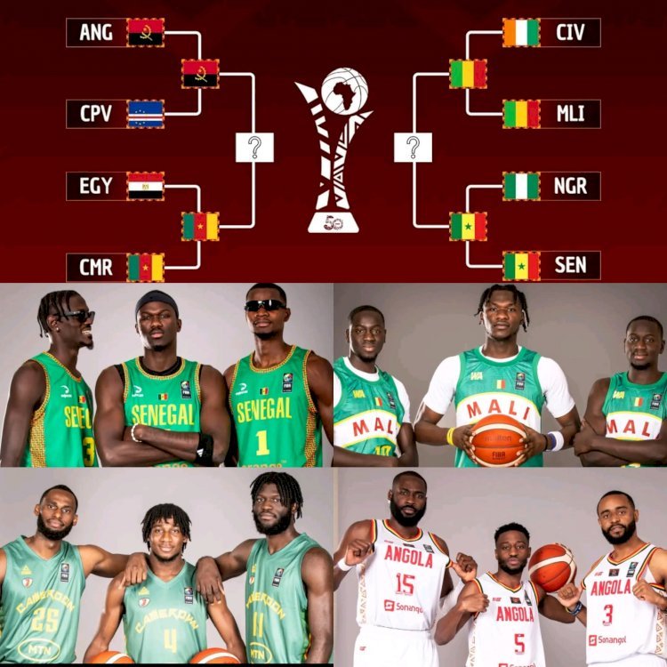 AFROBASKET 2025: LES DEMI-FINALES S'ANNONCENT ÉLECTRIQUES ET PALPITANTES À LUANDA !