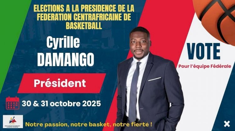Élections à la Fédération Centrafricaine de Basketball : Cyrille Damango, un leader visionnaire pour l'avenir!