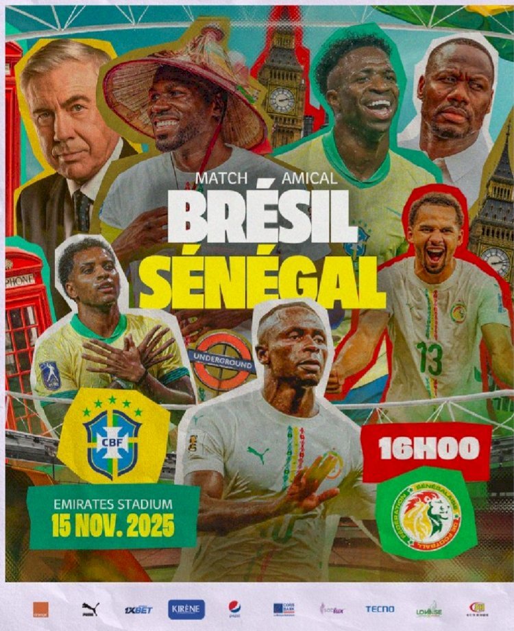 Amical: Le Sénégal sera face au Brésil avant la CAN !