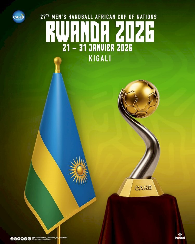 Handball : Kigali accueillera la 27e Coupe d’Afrique des Nations en janvier 2026!