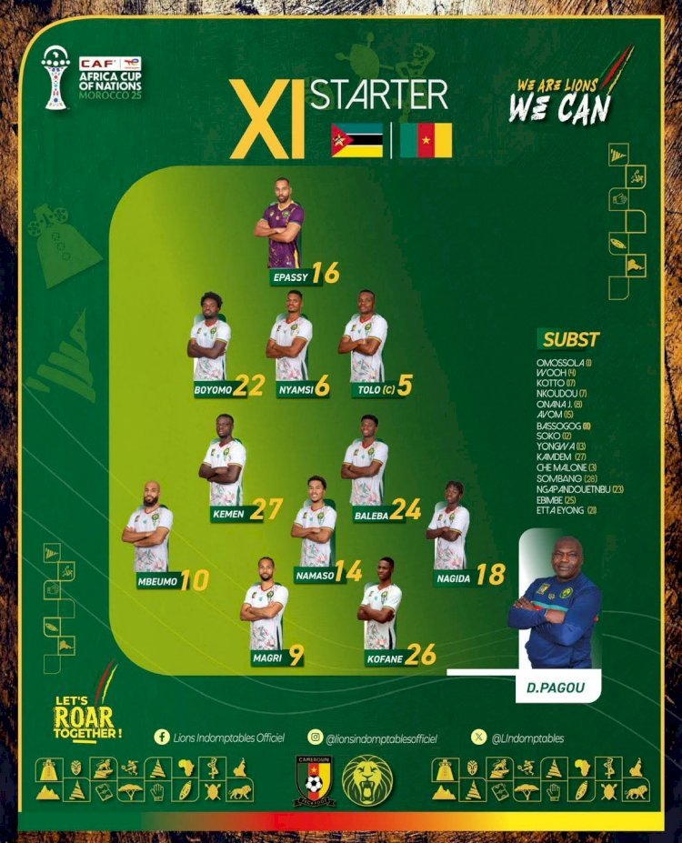 CAN TotalEnergies 2025: David Pagou affiche de nouveaux visages !