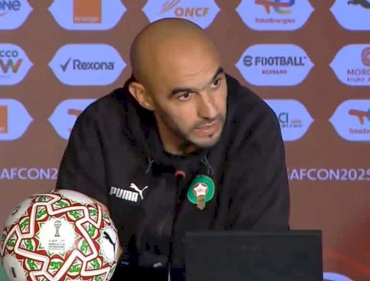 CAN TotalEnergies 2025 : Walid Regragui 