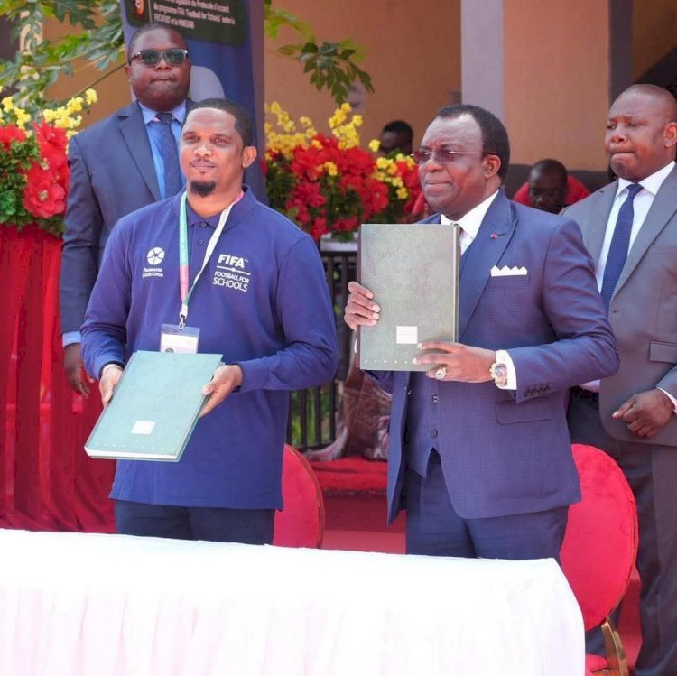 Cameroun: Samuel Eto’o mise sur l’école pour bâtir le football de demain !