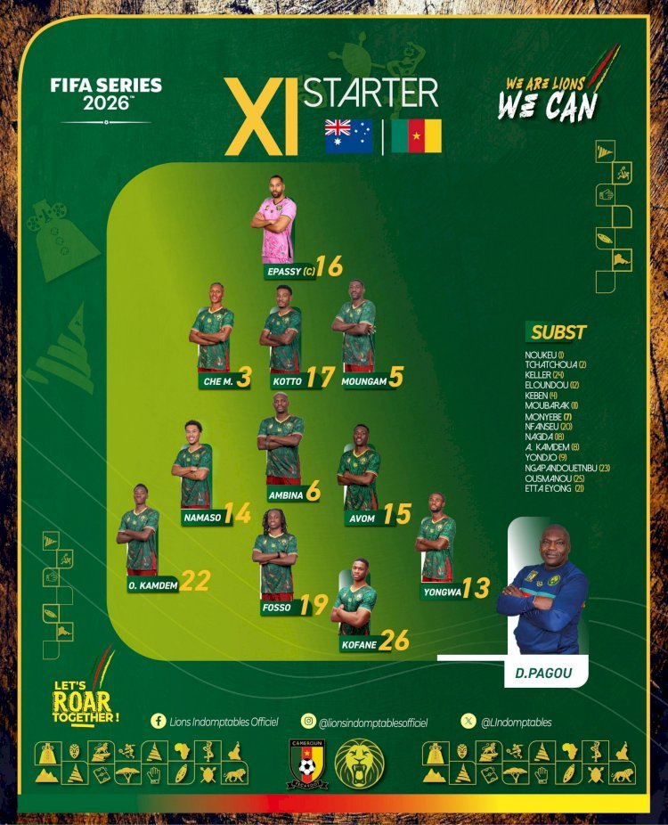 Lions Indomptables : FIFA Series, David Pagou dévoile ses choix face à l'Australie !