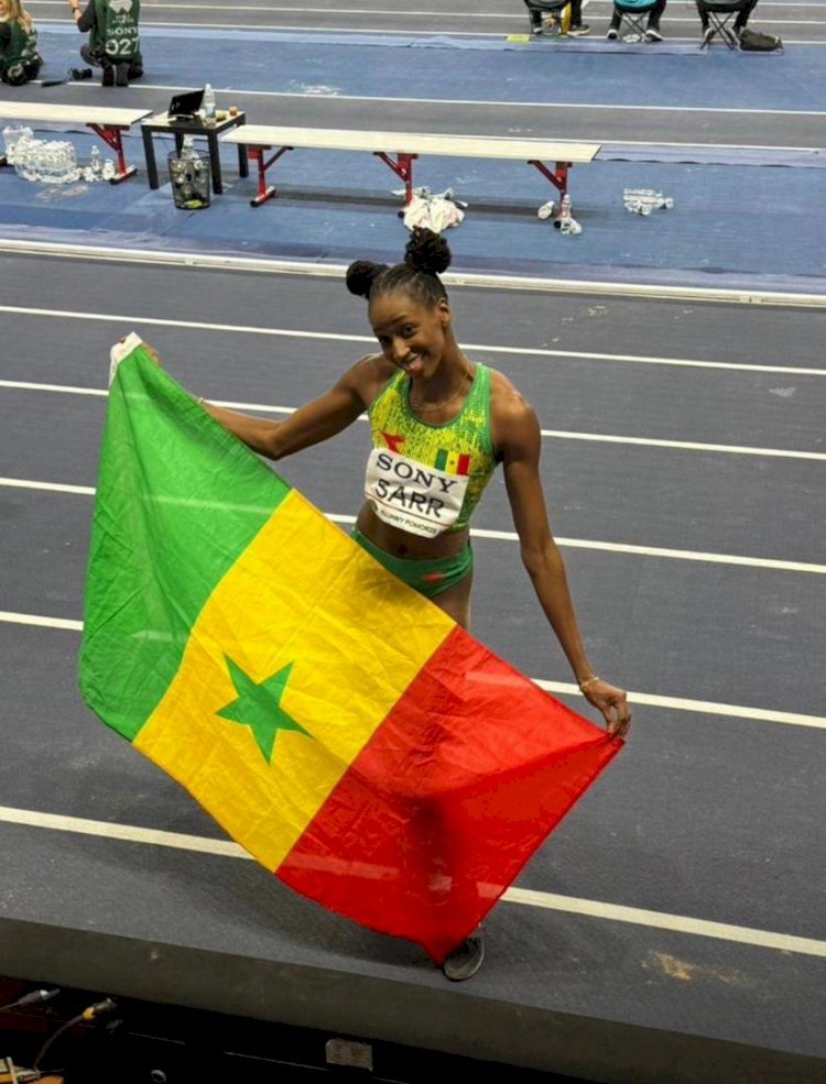 Athlétisme: Saly Sarr entre dans l’histoire avec le bronze mondial en salle !