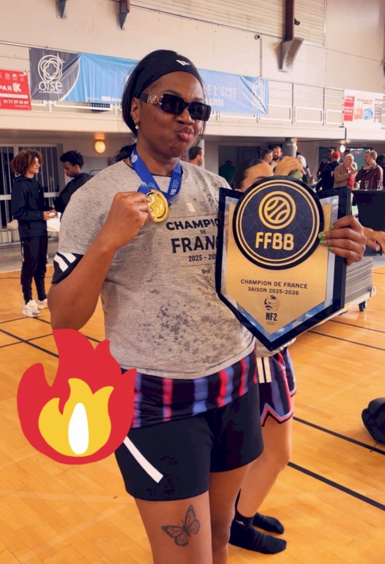 Basketball : Hermine Ngueko sacrée championne de France avec Paris Basketball !