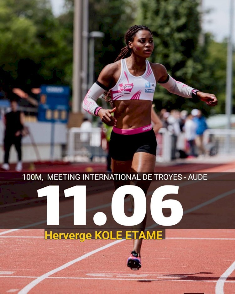 Athlétisme : Herverge kole Etame frappe fort à Troyes !