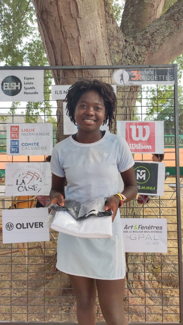 Tennis : Gloria Temgoua confirme son immense talent avec un nouveau titre en France !