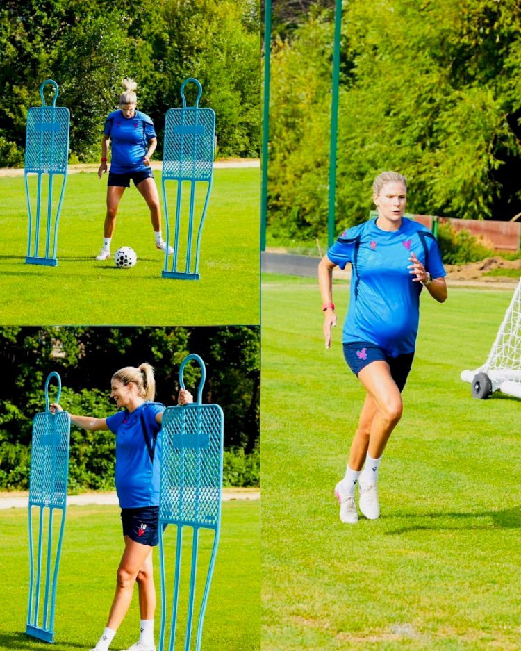 Grossesse et sport: Justine Vanhaevermaet au troisième trimestre et active!