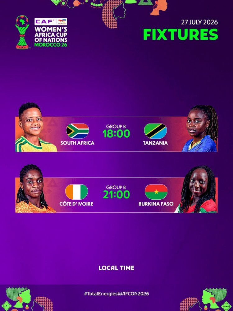 CAN Féminine 2026 : Le Groupe B entre en scène ce lundi avec un choc ouest-Africain  !